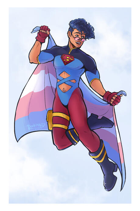 'trans superboy' commission for tumblr user 'trans superboy' commission for tumblr user